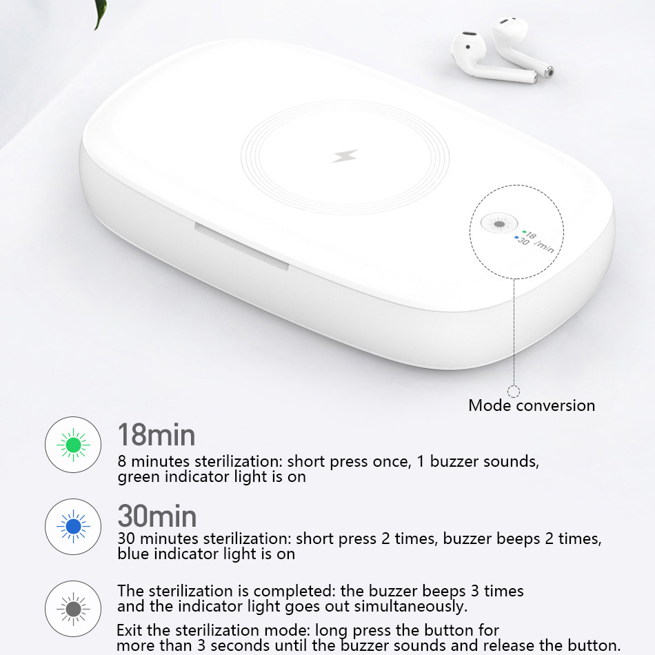 Portable UV Sterilizer Box for Mobile Phone